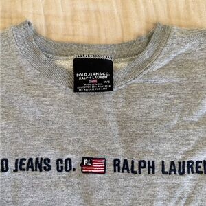 Polo Jeans Co. Ralph Lauren Gray Sweatshirt
